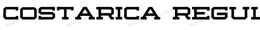 Costarica Regular字体转换 Costarica Regular字体转换